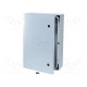 Enclosure: wall mounting X: 400mm Y: 600mm Z: 210mm ARCA grey