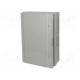 Enclosure: wall mounting X: 410mm Y: 610mm Z: 202mm ABS grey