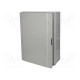 Enclosure: wall mounting X: 511mm Y: 711mm Z: 253mm ABS grey