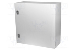 Enclosure: wall mounting X: 600mm Y: 600mm Z: 250mm CS steel