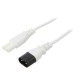 EXTENSION CORD C7-C8 WHITE 1m