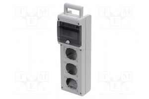 Enclosure: for modular components grey Series: BLOCK