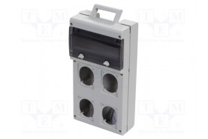 Enclosure: for modular components grey Series: BLOCK