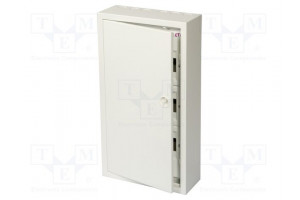 Enclosure: for modular components IP30 light grey steel IK08