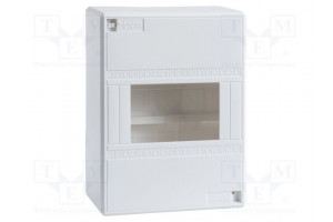 Enclosure: for modular components IP30 white No.of mod: 6 IK07