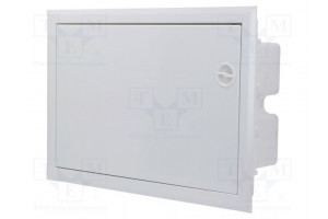 Enclosure: for modular components IP40 plaster embedded white