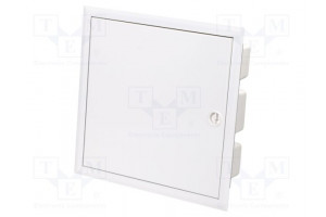 Enclosure: for modular components IP40 plaster embedded white