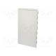 Enclosure: for modular components IP40 plaster embedded white