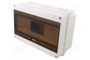 Enclosure: for modular components IP40 white No.of mod: 12