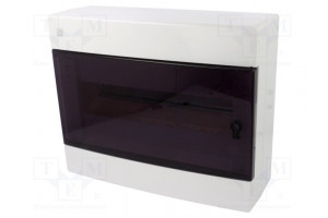 Enclosure: for modular components IP40 white No.of mod: 12