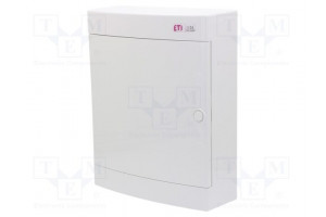 Enclosure: for modular components IP40 white No.of mod: 24