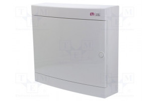 Enclosure: for modular components IP40 white No.of mod: 36