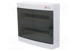 Enclosure: for modular components IP40 white No.of mod: 36