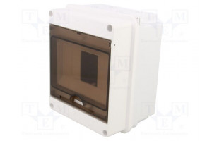 Enclosure: for modular components IP40 white No.of mod: 6