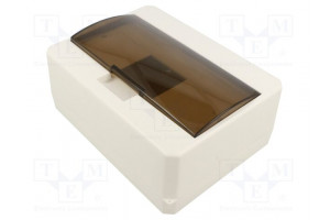 Enclosure: for modular components IP40 white No.of mod: 9