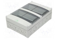 Enclosure: for modular components IP55 grey No.of mod: 24