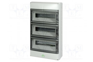 Enclosure: for modular components IP65 grey No.of mod: 42 IK08