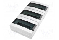 Enclosure: for modular components IP65 light grey ABS 400V