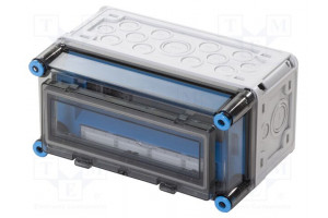 Enclosure: for modular components IP65 light grey Series: Mi