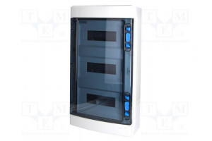 Enclosure: for modular components IP65 white No.of mod: 36