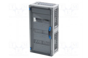 Enclosure: for modular components IP66 light grey IK08