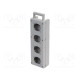 Enclosure: junction box wall mount,for wall mounting grey