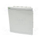 Enclosure: multimedia IP40 plaster embedded Arrangement: 12+12