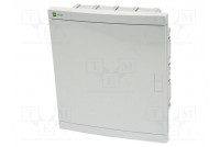 Enclosure: multimedia IP40 plaster embedded Arrangement: 12+12