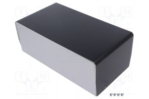 Enclosure: with panel X: 118mm Y: 223mm Z: 84mm aluminium silver