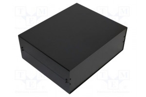 Enclosure: with panel X: 300mm Y: 261mm Z: 134mm aluminium black