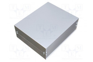 Enclosure: with panel X: 367mm Y: 300mm Z: 134mm aluminium