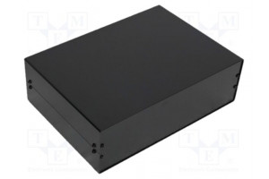 Enclosure: with panel X: 367mm Y: 300mm Z: 134mm aluminium black