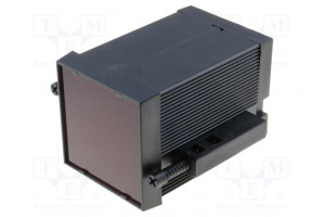 Enclosure: for DIN rail mounting X: 106mm Y: 90mm Z: 53mm PPO