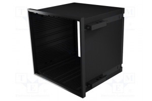 Enclosure: panel X: 144mm Y: 144mm Z: 114mm black