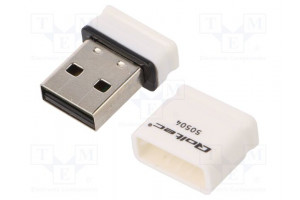 PC extension card: WiFi network USB 2.0 white 2.4÷2.4835GHz