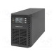 Power supply: UPS 1000W 1000VA 230V 278x145x220mm 9Ah 3.6÷18h