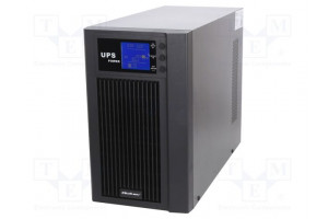 Virtalähde: UPS 2,4kW 3kVA 230V 425x190x325mm 7Ah Uakku: 12V