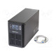 Power supply: UPS 2000W 2000VA 230V 395x145x225mm 9Ah 7.2÷36h