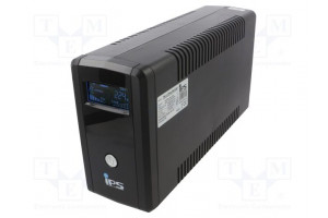 Virtalähde: UPS 360W 600VA 230V 90x305x165mm 7Ah Uakku: 12V