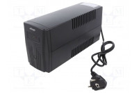 Power supply: UPS 390W 650VA 230V 280x140x100mm Schuko x2