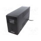 Power supply: UPS 390W 650VA 230V 340x165x95mm 7000mAh 12h