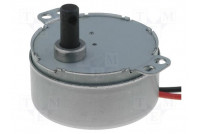 Motor: AC synchronous 4W 220/240VAC 30rpm clockwise rotation