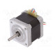 Motor: DC 2-phase,bipolar,stepper 24VDC step 1,8° 0.39Nm 1A