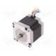 Motor: DC 4.8VDC step 1,8° 0.8Nm 1.5A 57x57x55mm 0÷40°C