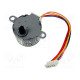 Motor: DC stepper,unipolar 5÷12VDC step 5,6° IP50 Trans: 1: 64