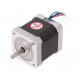 Motor: DC stepper 12VDC step 1,8° 0.42Nm 0.5A 42x42x48mm