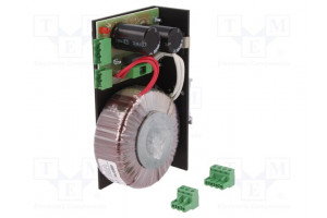 Power supply 100W 230VAC 4A for DIN rail mounting 80x150mm