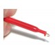 TEST CLIP FOR 2MM PIN TIP RED