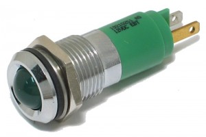 10mm LED INDICATOR LIGHT 24V GREEN