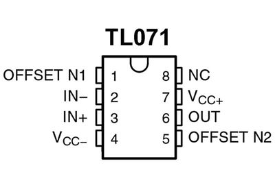 MIKROPIIRI OPAMP TL071